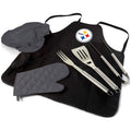 Pittsburgh Steelers - BBQ Apron Tote Pro Grill Set Licensed - YinzerShop