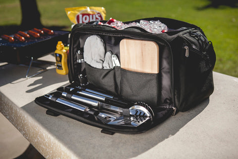 Pittsburgh Steelers BBQ Kit - Portable Cooler Bag & 8-Piece Grill Set With Tools Licensed - YinzerShop