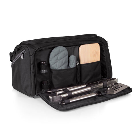 Pittsburgh Steelers BBQ Kit - Portable Cooler Bag & 8-Piece Grill Set With Tools Licensed - YinzerShop