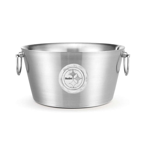Pittsburgh Steelers Beverage Tub – Official NFL Cooler With Licensed Steelers Gear Cooler - YinzerShop