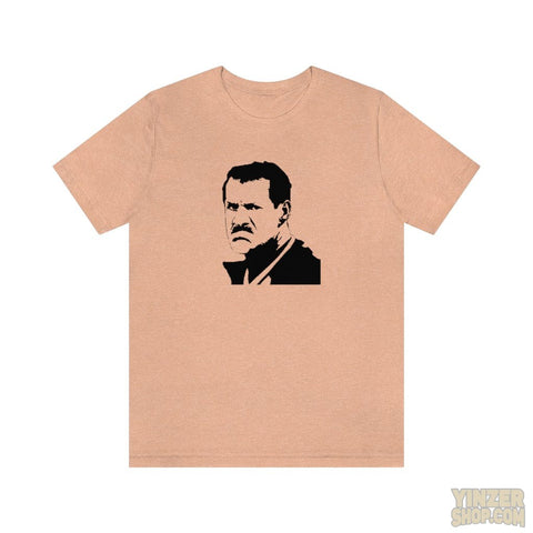 Pittsburgh Steelers Bill Cowher Profile T-Shirt  - Unisex bella+canvas 3001 T-Shirt Printify Heather Peach S 