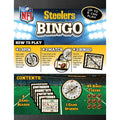 Pittsburgh Steelers Bingo - NFL Football Party Game with Custom Tokens & Spinner Classic Games - YinzerShop