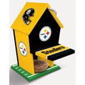 Pittsburgh Steelers Birdhouse - Licensed NFL Decor With Rolled Tin Roof Decor - YinzerShop