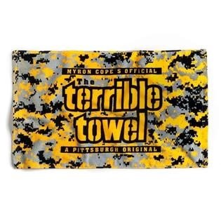 Pittsburgh Steelers Black and Gold Camo Terrible Towel - Myron Cope s Official Terrible Towel - YinzerShop