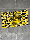 Pittsburgh Steelers Black and Gold Camo Terrible Towel - Myron Cope s Official Terrible Towel - YinzerShop