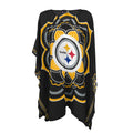 Pittsburgh Steelers Caftan - Lightweight Summer Coverup Semi Sheer Polyester Dress Caftan - YinzerShop