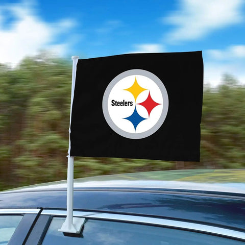 Pittsburgh Steelers Car Flag Large 1pc 11" x 14" by Fanmats Car Flag - YinzerShop