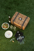 Pittsburgh Steelers Champion Picnic Basket – Handwoven Wicker Basket for Two Licensed - YinzerShop