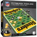 Pittsburgh Steelers Checkers - Licensed NFL Board Game | Classic Family Strategy Set Classic Games - YinzerShop