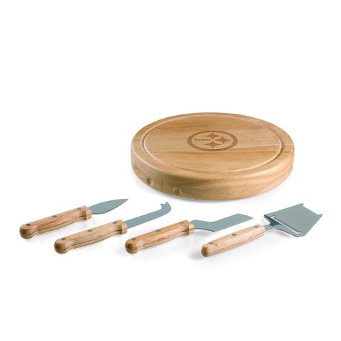 Pittsburgh Steelers - Circo Cheese Cutting Board & Tools Set Licensed - YinzerShop
