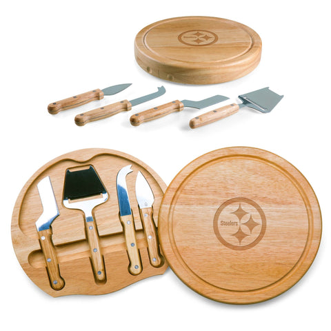 Pittsburgh Steelers - Circo Cheese Cutting Board & Tools Set Licensed - YinzerShop