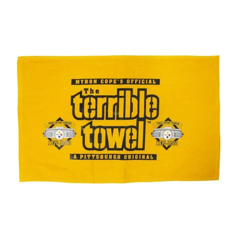 Pittsburgh Steelers Classic Three Rivers Stadium Terrible Towel – Official NFL Merchandise Terrible Towel - YinzerShop