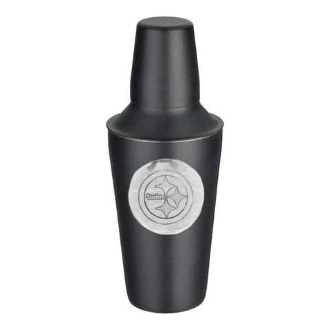 Pittsburgh Steelers Cocktail Shaker – Official NFL Licensed Black Aluminum Mixer Bar Accessories - YinzerShop