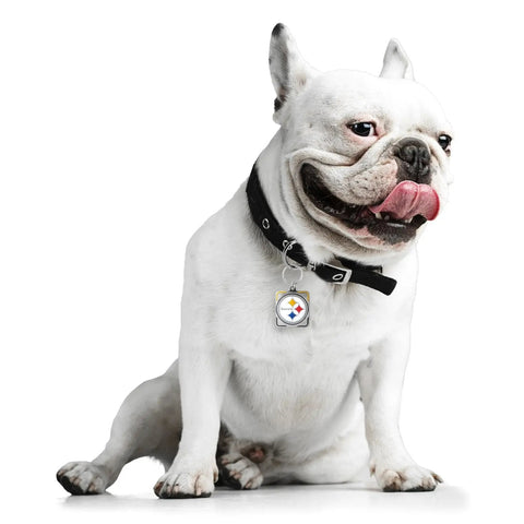 Pittsburgh Steelers Collar Charm – Licensed Metal Pet Collar Accessory for Dogs & Cats Pet Collar Charm - YinzerShop