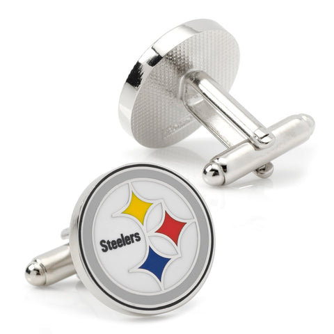 Pittsburgh Steelers Cufflinks and Tie Bar Gift Set Tie Bar Gift Set - YinzerShop