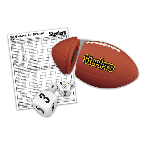 Pittsburgh Steelers Dice Game | Collectible Sports Fan Game with Dice Score Pad Dice Games - YinzerShop