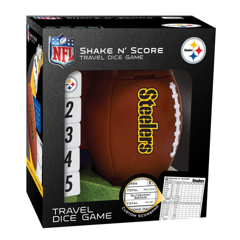 Pittsburgh Steelers Dice Game | Collectible Sports Fan Game with Dice Score Pad Dice Games - YinzerShop