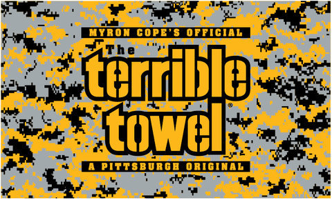 Pittsburgh Steelers Digital Camo Terrible Towel® | Digi Print & Officially licensed by NFL Terrible Towel - YinzerShop