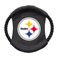 Pittsburgh Steelers Dog Toy – Durable Flying Disc Frisbee with Team Logo Pet Toy - YinzerShop