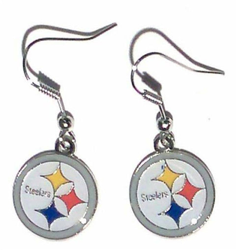 Pittsburgh Steelers Earrings – NFL Team Logo Dangle Hypoallergenic Jewelry Earrings - YinzerShop
