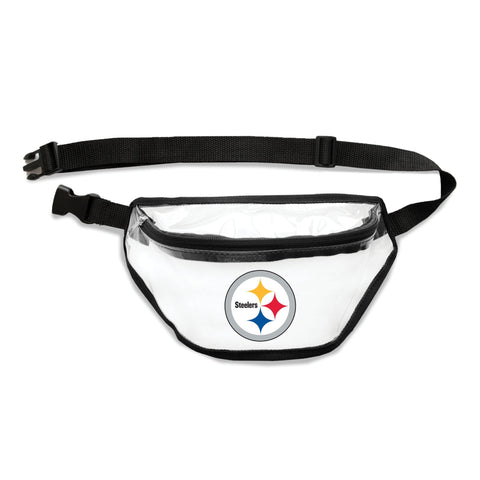 Pittsburgh Steelers Fanny Pack – Clear Stadium Bag | Weather Resistant Waist Pack For Games Fanny Pack - YinzerShop