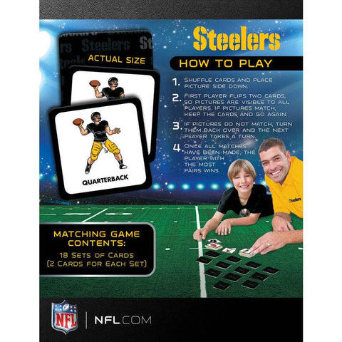 Pittsburgh Steelers Game – NFL Card Game | Durable Memory Matching Cards Card Games - YinzerShop