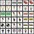 Pittsburgh Steelers Game – NFL Card Game | Durable Memory Matching Cards Card Games - YinzerShop