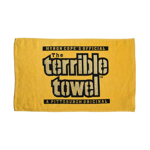 Pittsburgh Steelers Gold Bling Terrible Towel – Official NFL Merchandise Sports Towel - YinzerShop