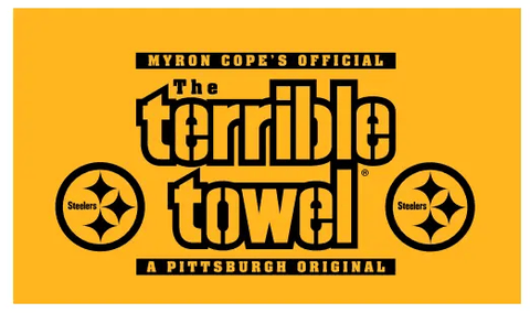 Pittsburgh Steelers Gold Rush Terrible Towel® - Officially licensed by the NFL Terrible Towel - YinzerShop