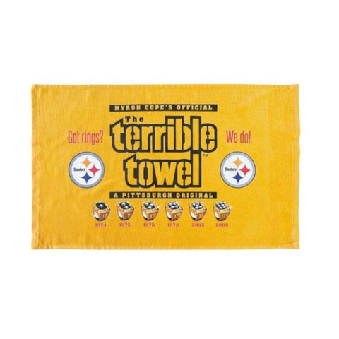 Pittsburgh Steelers Got Rings Terrible Towel® Championship Celebration | Officially licensed by the NFL Terrible Towel - YinzerShop