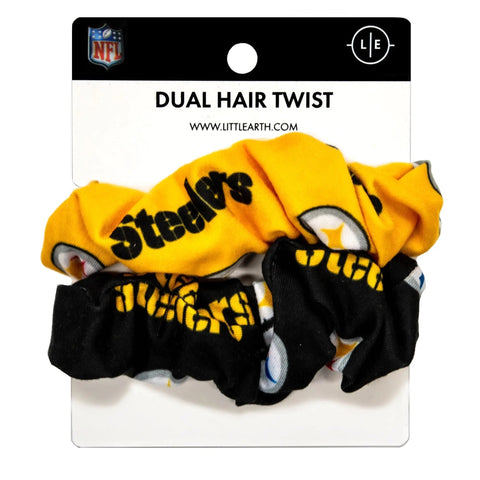 Pittsburgh Steelers Hair Twist – Officially Licensed Football Hair Accessory With Team Spirit Hair Accessory - YinzerShop