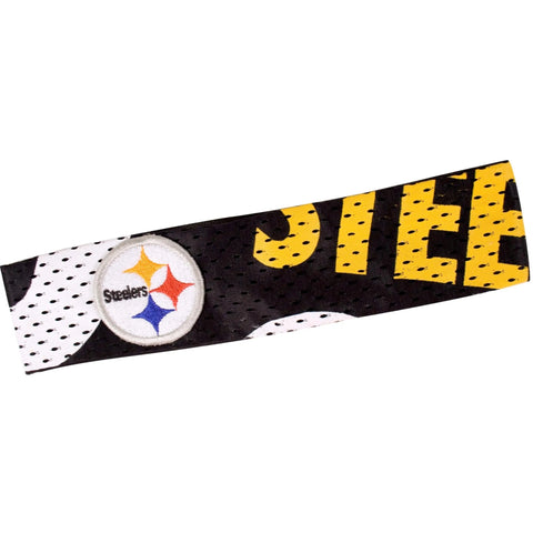 Pittsburgh Steelers Headband – Officially Licensed NFL Fan Headband with Sports No Slip Band Headband - YinzerShop
