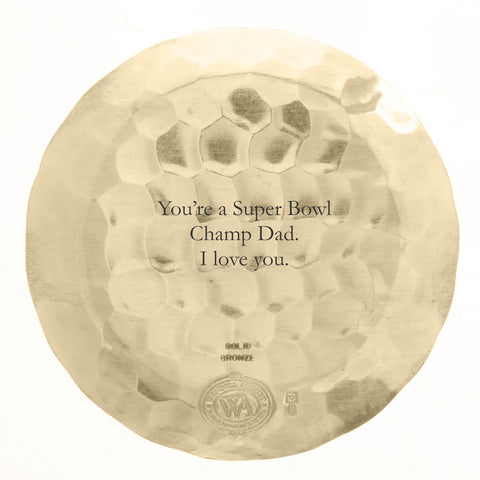 Pittsburgh Steelers Helmet Coaster (Bronze)