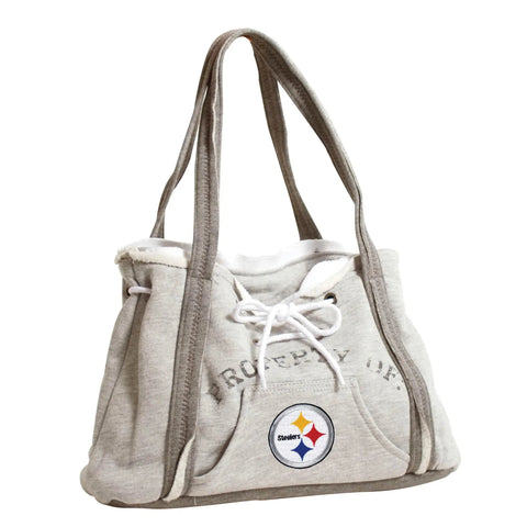 Pittsburgh Steelers Hoodie Purse - Licensed Sports Bag With Embroidered Logo Purse - YinzerShop