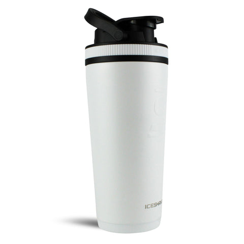 Pittsburgh Steelers Ice Shaker – Official NFL Merchandise | 26oz White Shaker Bottle Water Bottle - YinzerShop