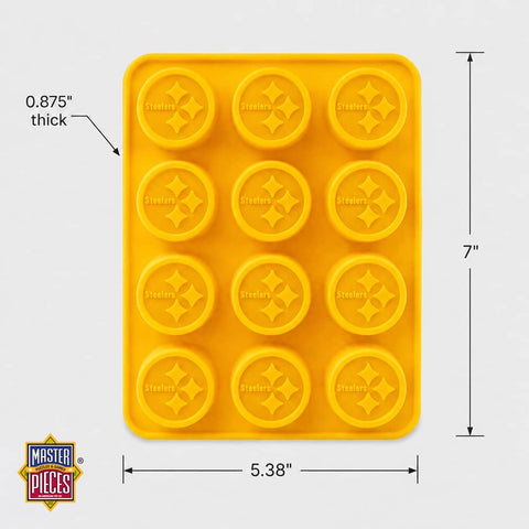 Pittsburgh Steelers Ice Tray – Silicone NFL Ice Cube Mold, Official Licensed Team Gift Fan Pans - YinzerShop