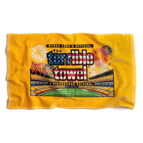 Pittsburgh Steelers July 4th Terrible Towel - Officially Licensed by NFL Terrible Towel - YinzerShop