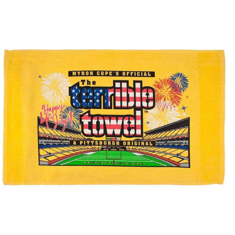 Pittsburgh Steelers July 4th Terrible Towel - Officially Licensed by NFL Terrible Towel - YinzerShop