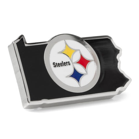 Pittsburgh Steelers Lapel Pin - Official NFL Merchandise Enamel State Pin Lapel Pin - YinzerShop