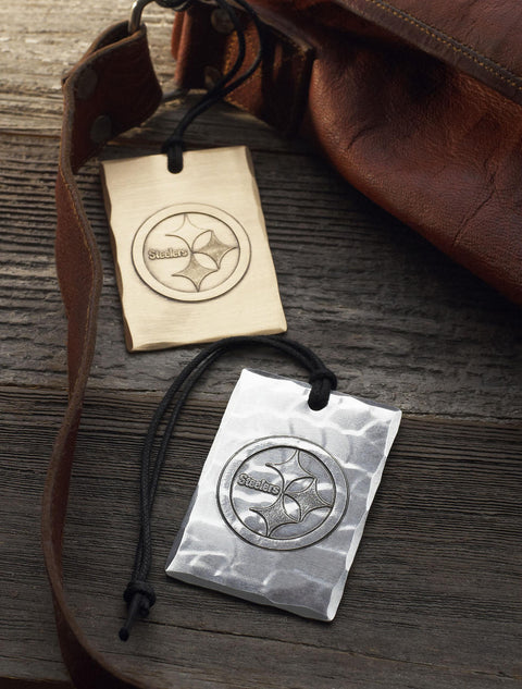 Pittsburgh Steelers Logo Bag Tag (Bronze)