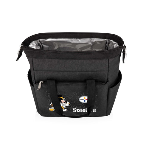 Pittsburgh Steelers Lunch Bag – Insulated Dual Compartment Cooler | Mickey Mouse NFL Gear Licensed - YinzerShop
