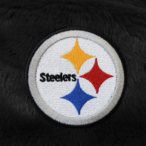 Pittsburgh Steelers Mascot Hat Steely McBeam Design | NFL Licensed Warm Cozy Headwear Mascot Hat - YinzerShop