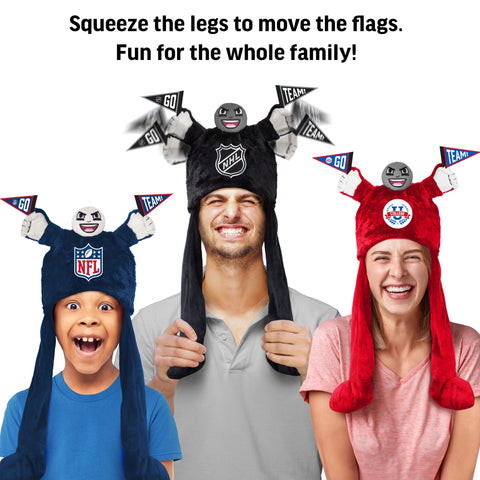 Pittsburgh Steelers Mascot Hat Steely McBeam Design | NFL Licensed Warm Cozy Headwear Mascot Hat - YinzerShop
