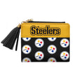 Pittsburgh Steelers Mini Organizer | Compact Sports Wallet With Snap Button Closure & ID Window Wallet - YinzerShop