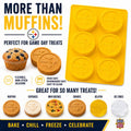 Pittsburgh Steelers Muffin Pan - Silicone NFL Baking Pan, Heat Resistant Team Logo Bakeware Fan Pans - YinzerShop