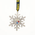 Pittsburgh Steelers Ornament – 2020 Collector Snowflake With Crystals & Official Logo Ornament - YinzerShop