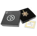 Pittsburgh Steelers Ornament – 2020 Collector Snowflake With Crystals & Official Logo Ornament - YinzerShop