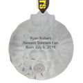 Pittsburgh Steelers Ornament - Classic Round Aluminum NFL Christmas Tree Decoration Ornament - YinzerShop