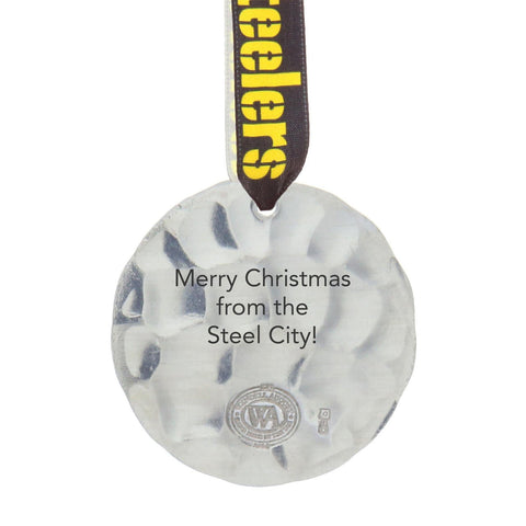 Pittsburgh Steelers Ornament - Handcrafted Aluminum NFL Christmas Decoration - YinzerShop