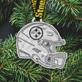 Pittsburgh Steelers Ornament – Handcrafted Football Helmet Christmas Decoration - YinzerShop